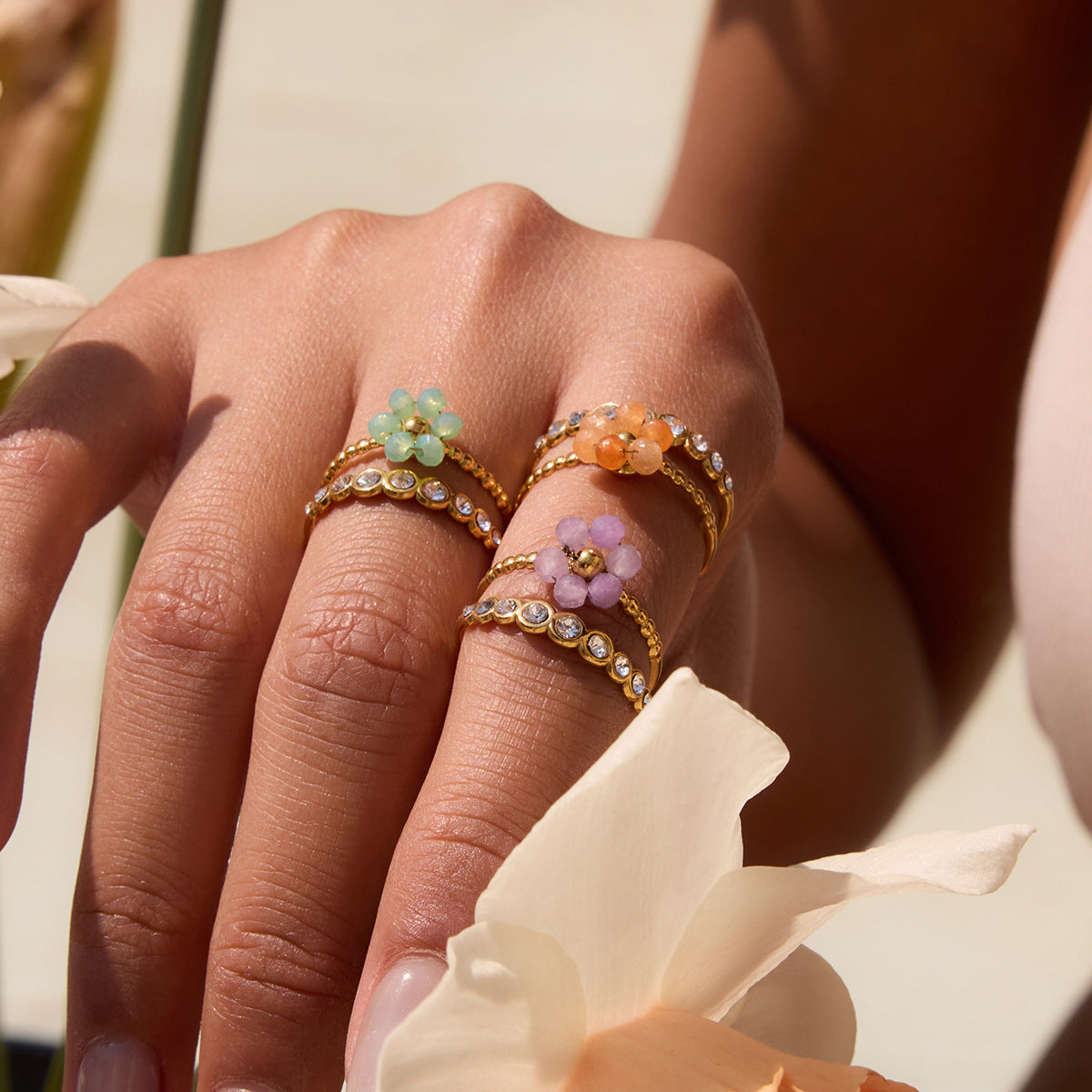 Ring "Summernight" / 3 Farben