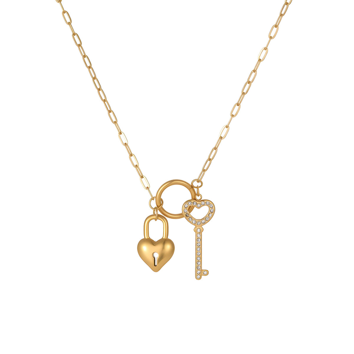 Charm-Kette "Lock&Key"