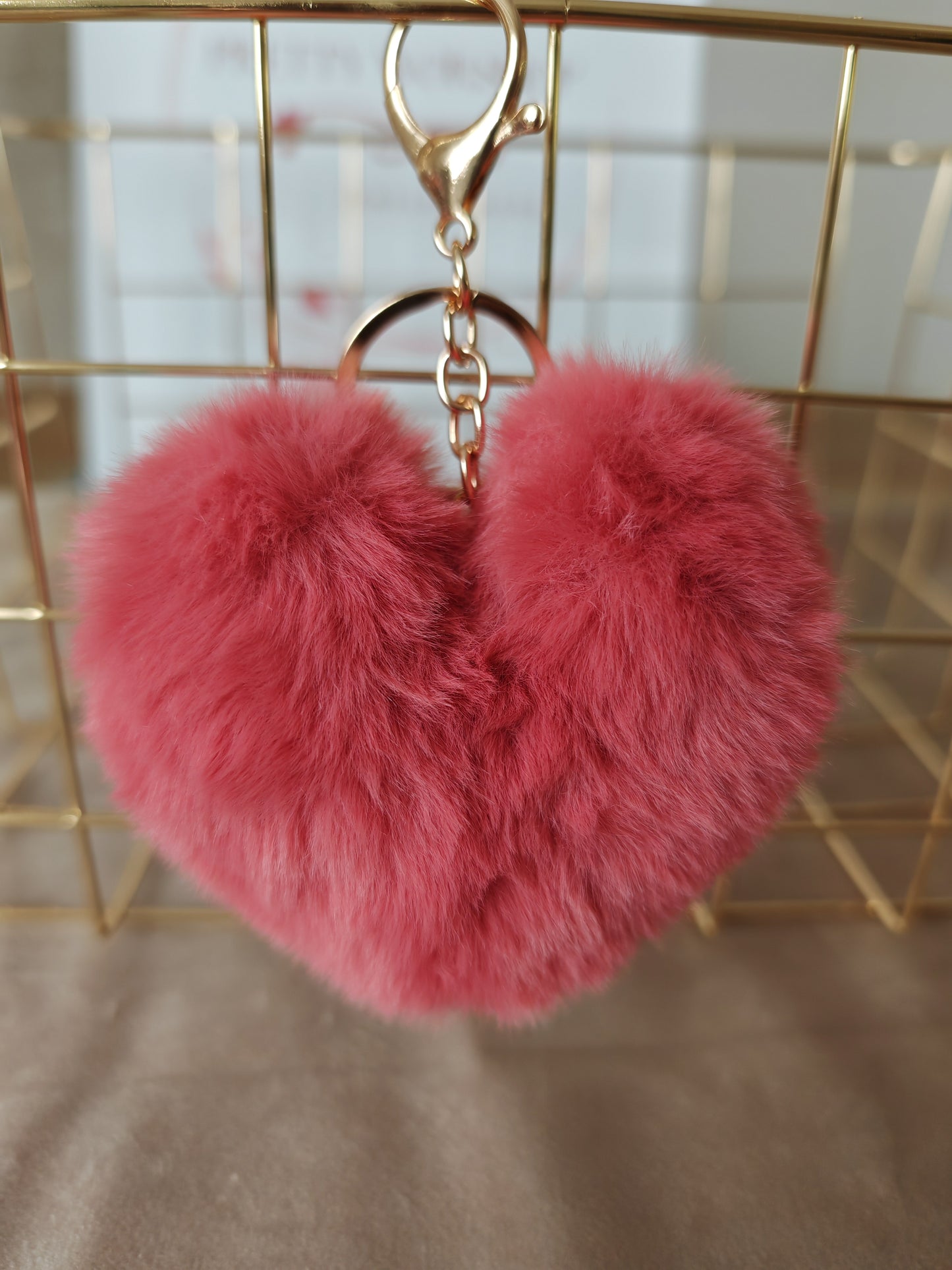 Schlüsselanhänger Fluffy Heart