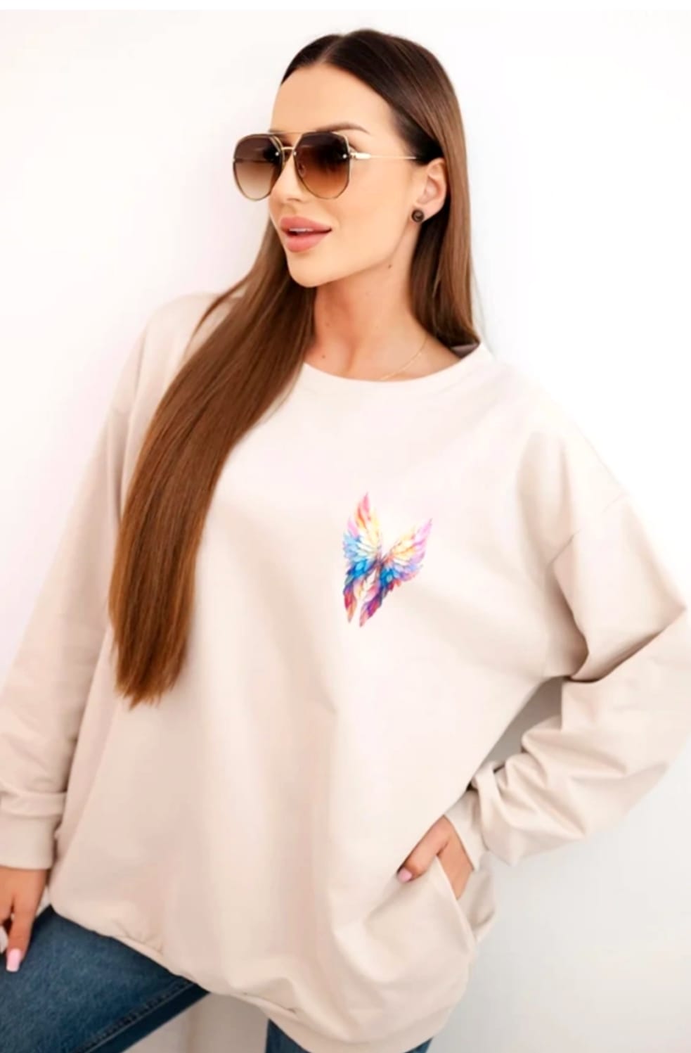 Oversize Pullover "Angelwings" I 2 Farben