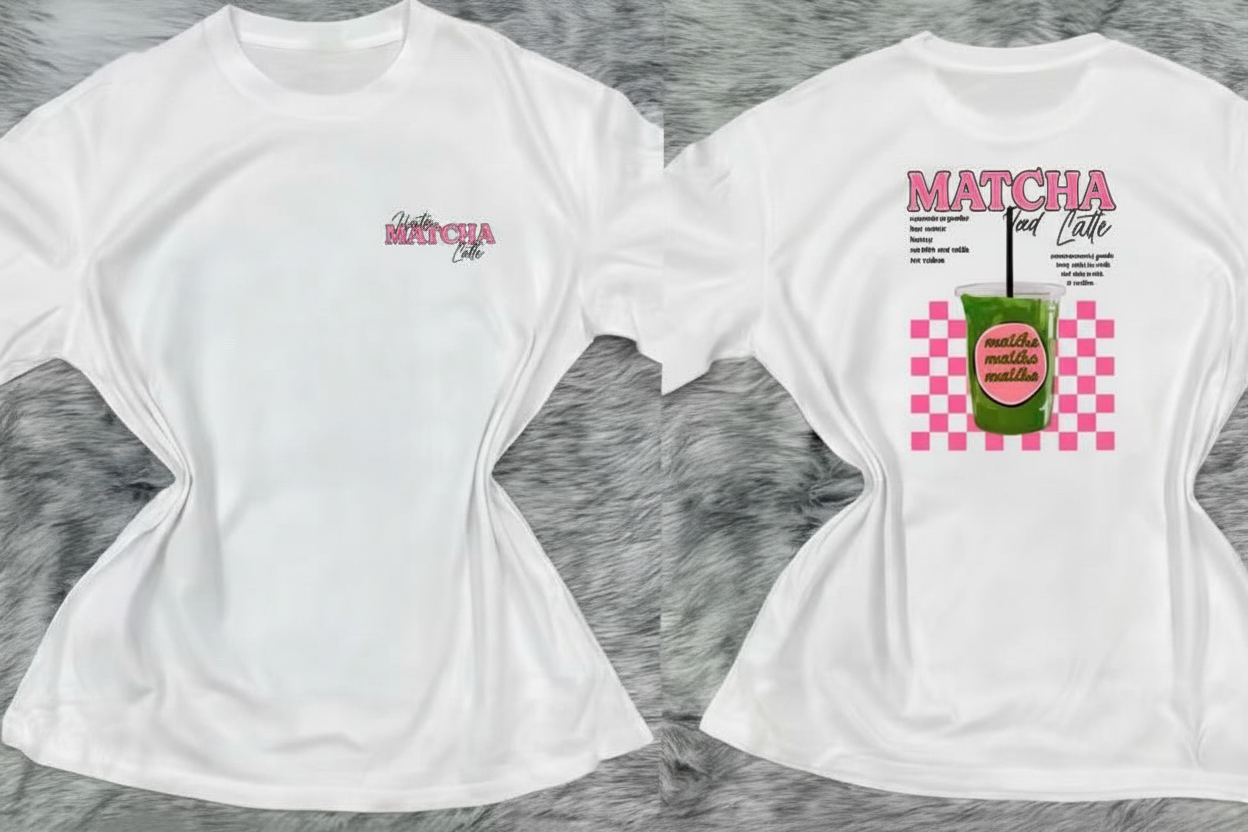 T-Shirt "Matcha" 100 % Baumwolle