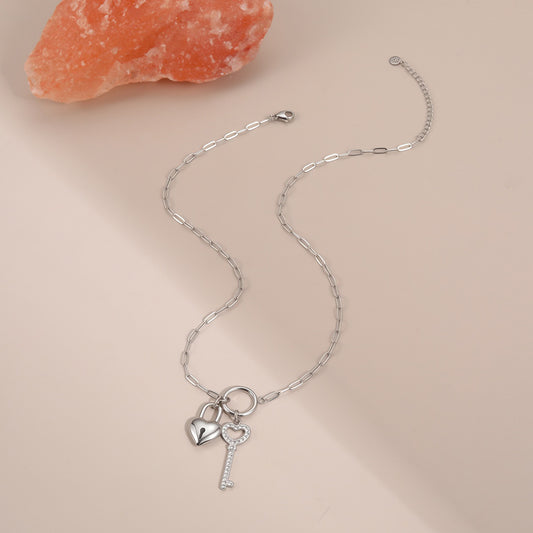 Charm-Kette "Lock&Key"