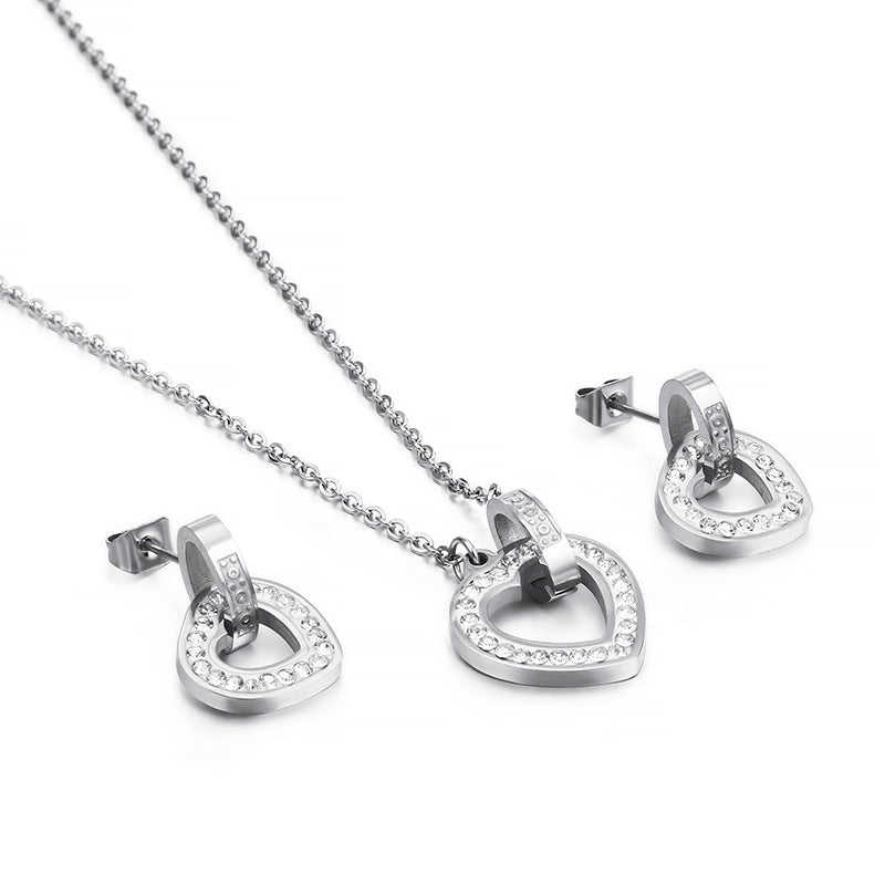 Schmuck-Set "Say it with Love" gold u. silber