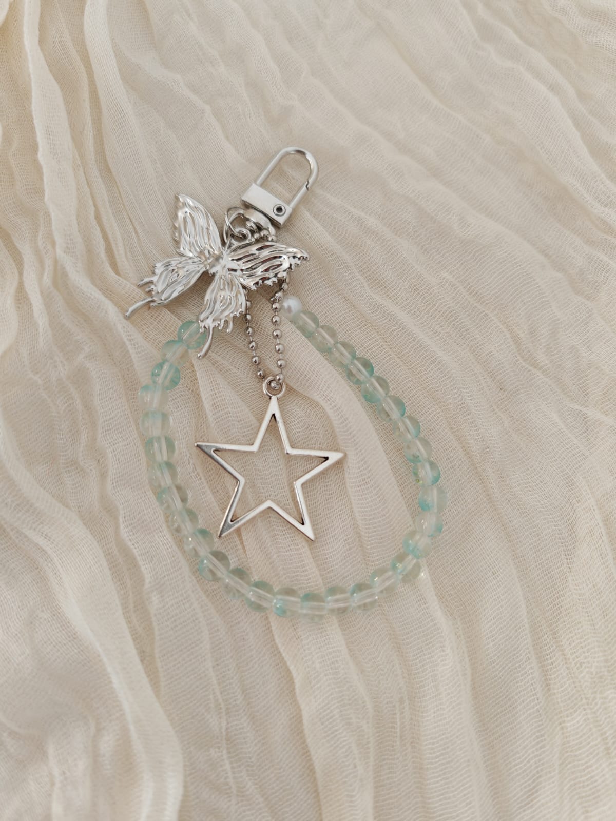 Schlüssel-/Taschenanhänger "Butterfly Star"