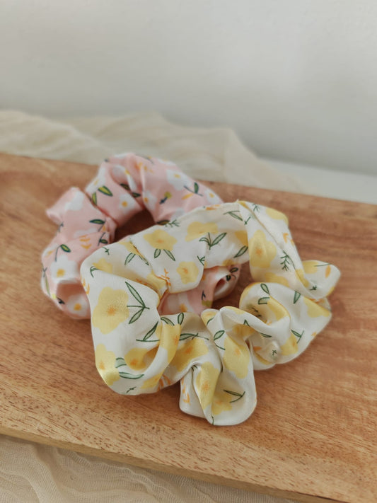 Scrunchie-Set "Flower-Power"