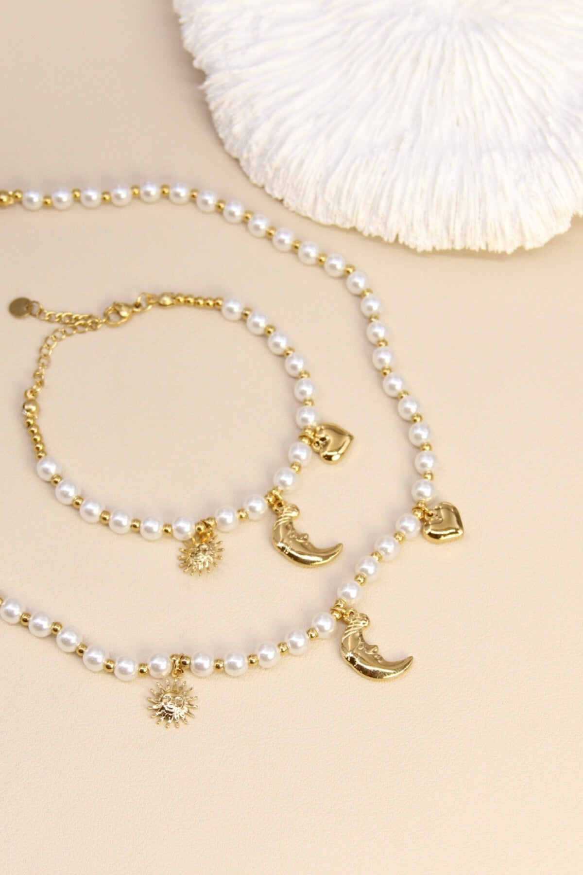 Schmuckset "Aurora" / Halskette + Armband