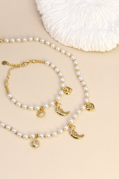 Schmuckset "Aurora" / Halskette + Armband