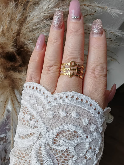 Heart&Soul Ring "Love"