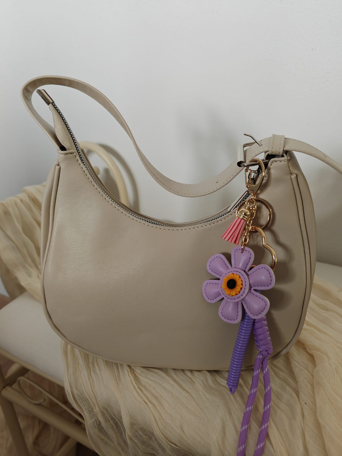 Taschenanhänger "Purple Happiness"