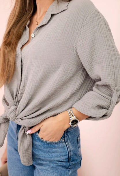 Musselin-Bluse I 4 Farben