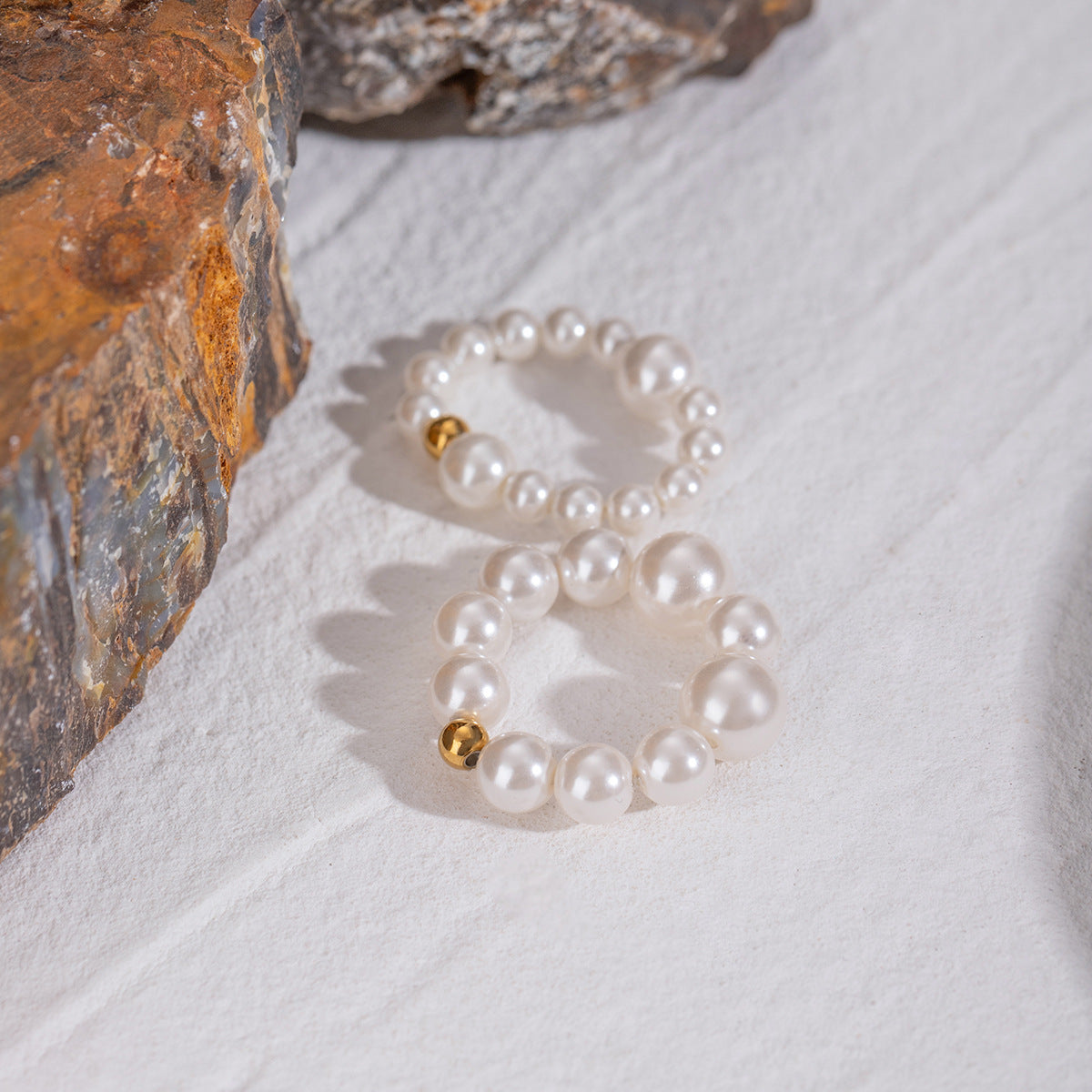 Perlenring "Perle" / 2er Set