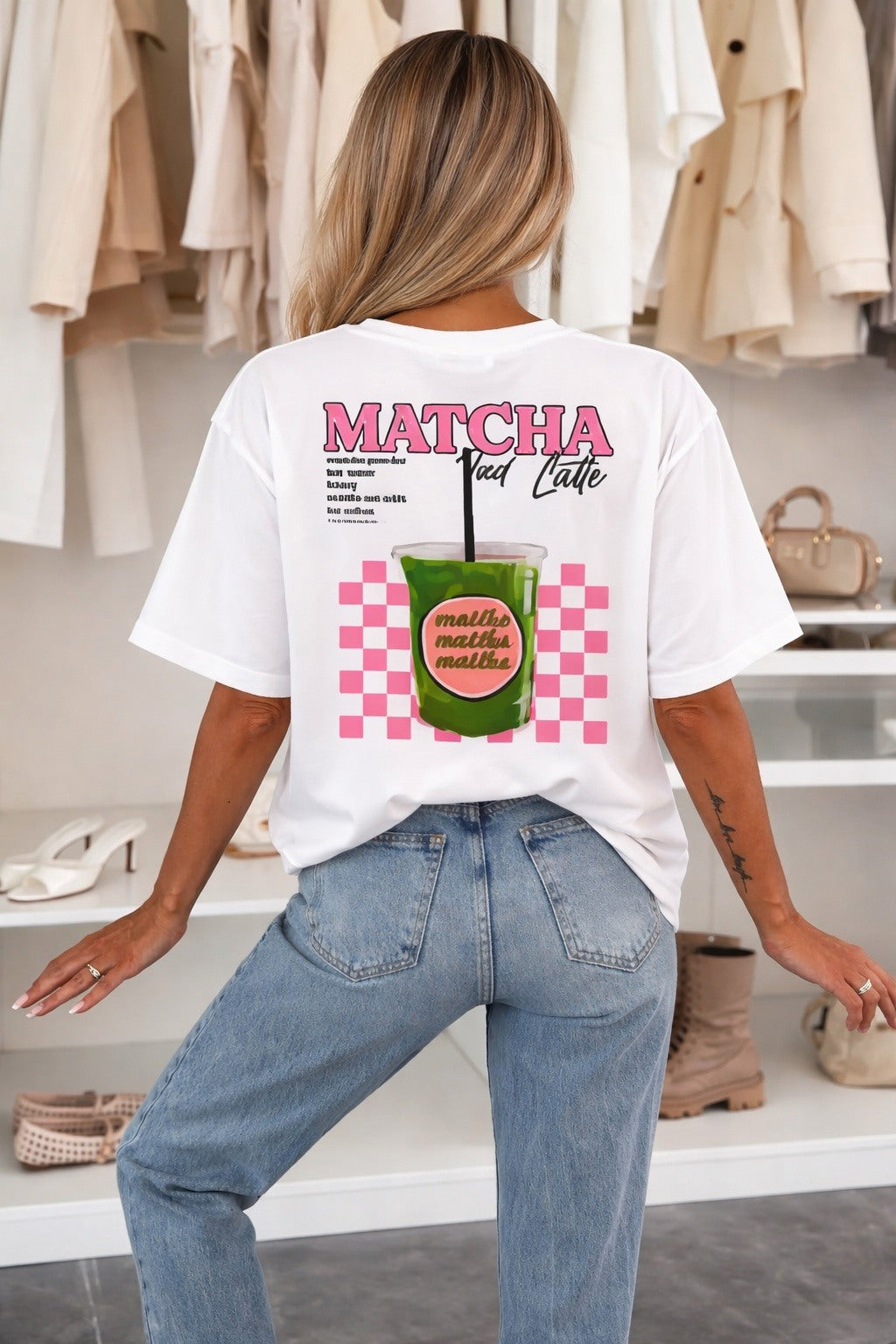 T-Shirt "Matcha" 100 % Baumwolle